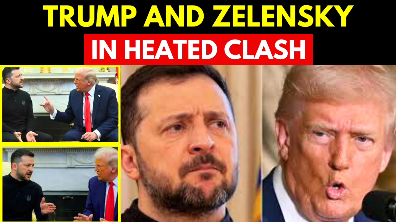 Trump and Zelensky OPENLY CLASH IN HEATED EXCHANGE During Oval Office Meeting